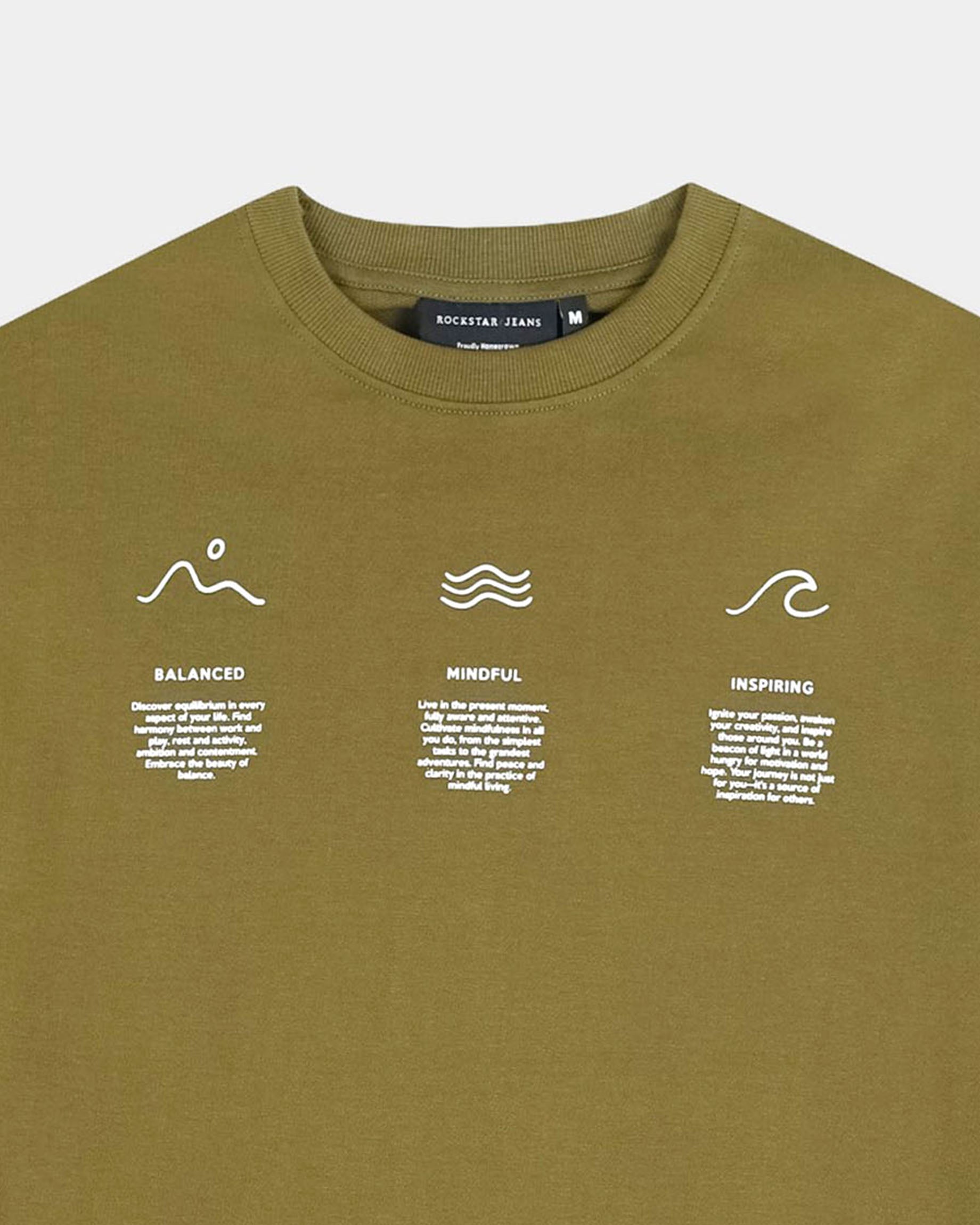 crew neck oversized T shirt