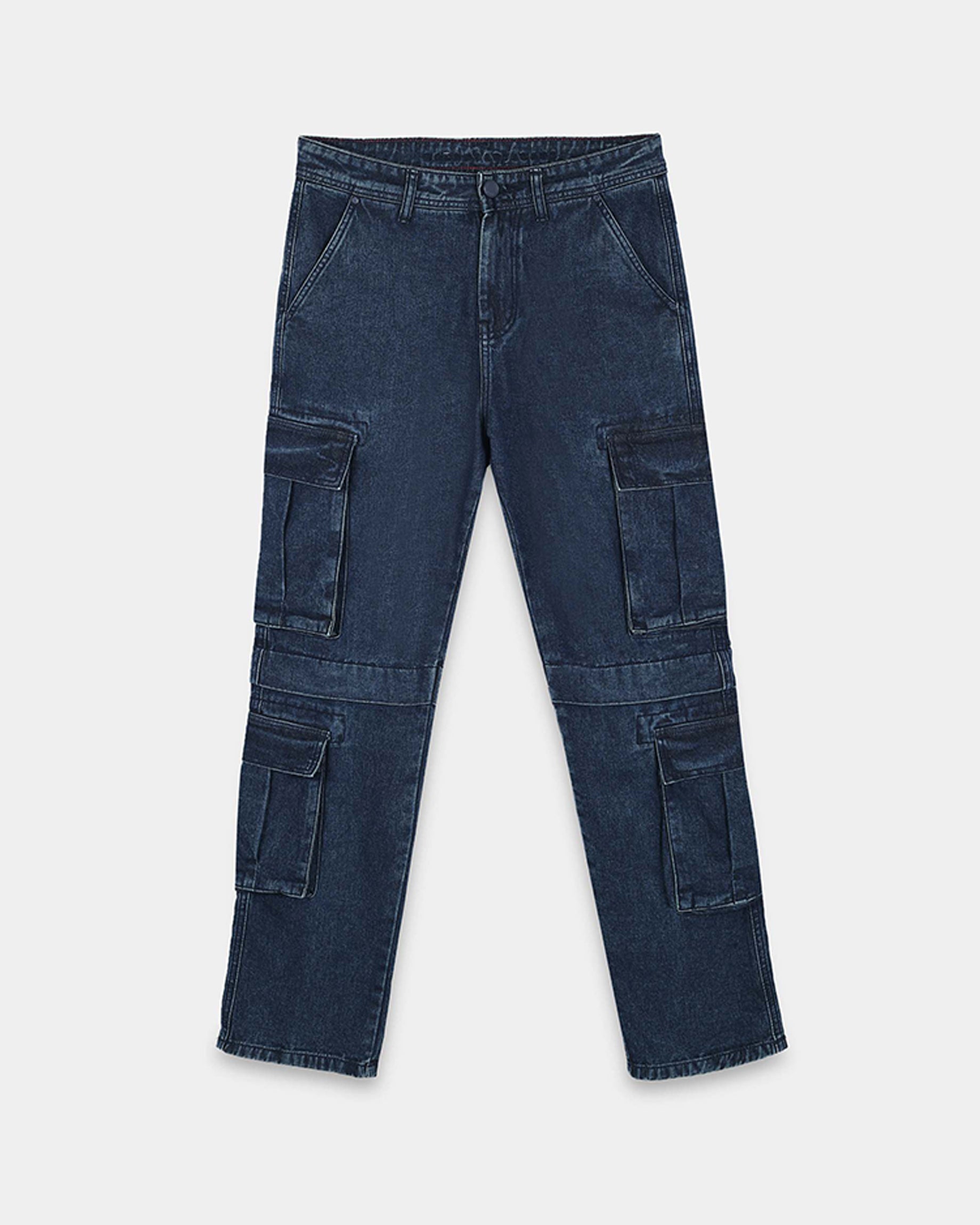 dark blue relaxed jeans
