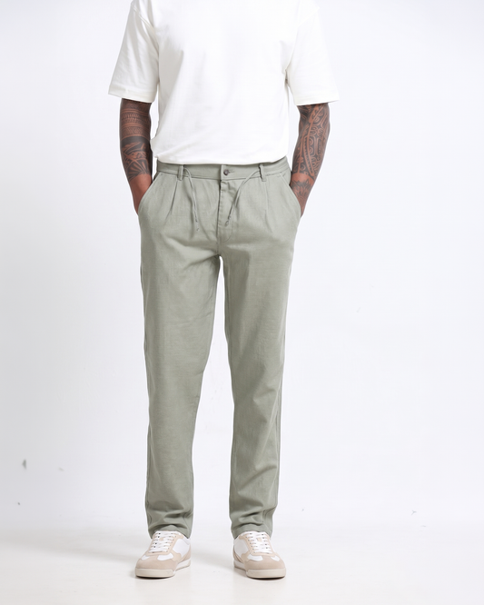 fully elasticated waist trousers for men