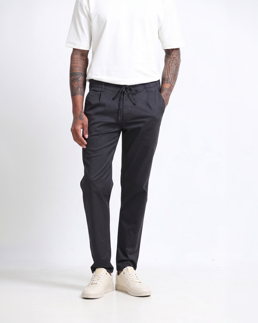 grey stretch pants
