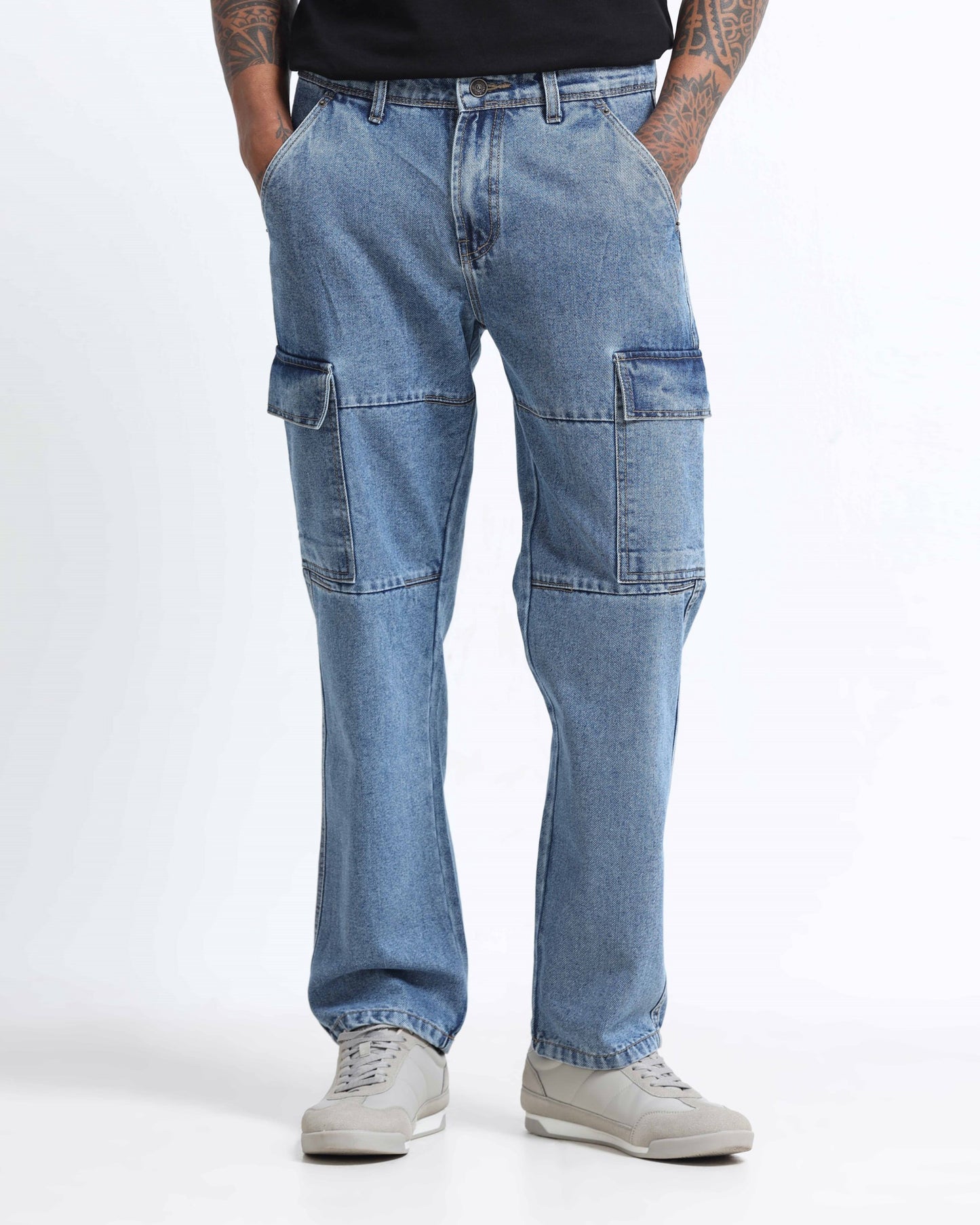 light blue jeans relaxed fit