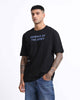 ESSENCE OF SPIRIT Relaxed Fit Cotton Printed T-Shirt Black
