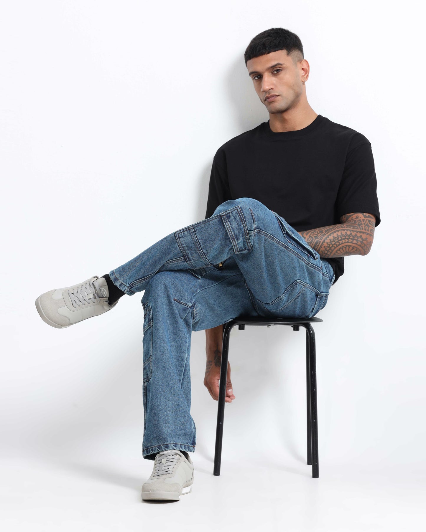 men's relaxed stretch jeans