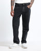 SIGNATURE Straight Fit Denim Jeans Charcoal Black