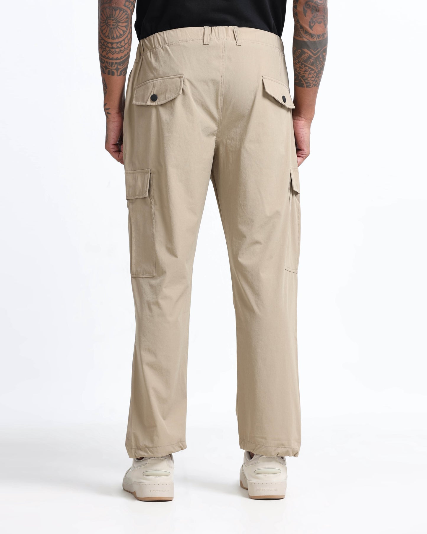 mens stretch cargo trousers