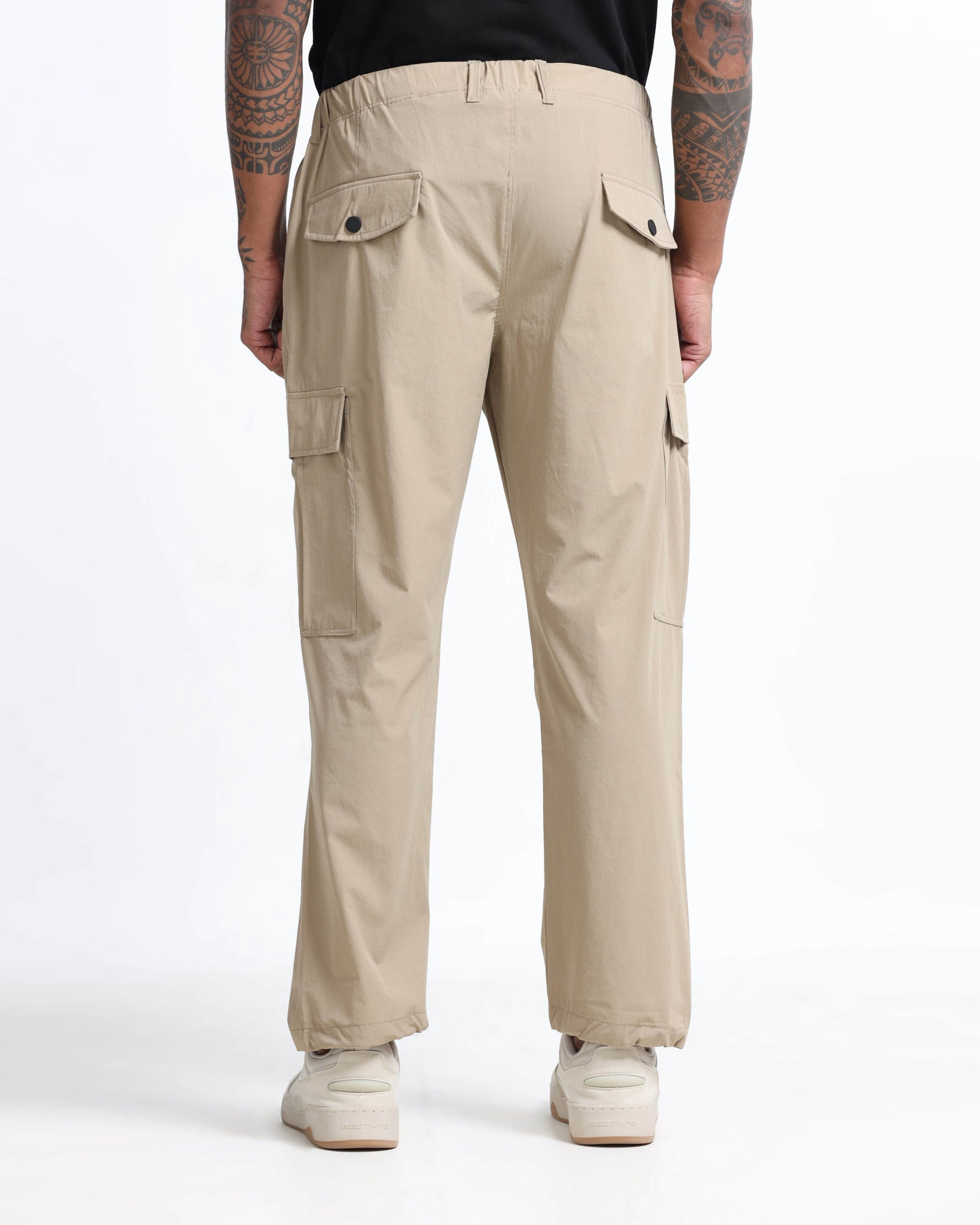 mens stretch cargo trousers