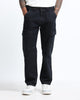 NOMAD Relaxed Fit 6 Pocket Cargo Denim Jeans Jet Black