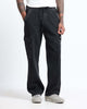 MAVERICK Relaxed Fit Drawstring Cargo Denim Jeans Graphite Black