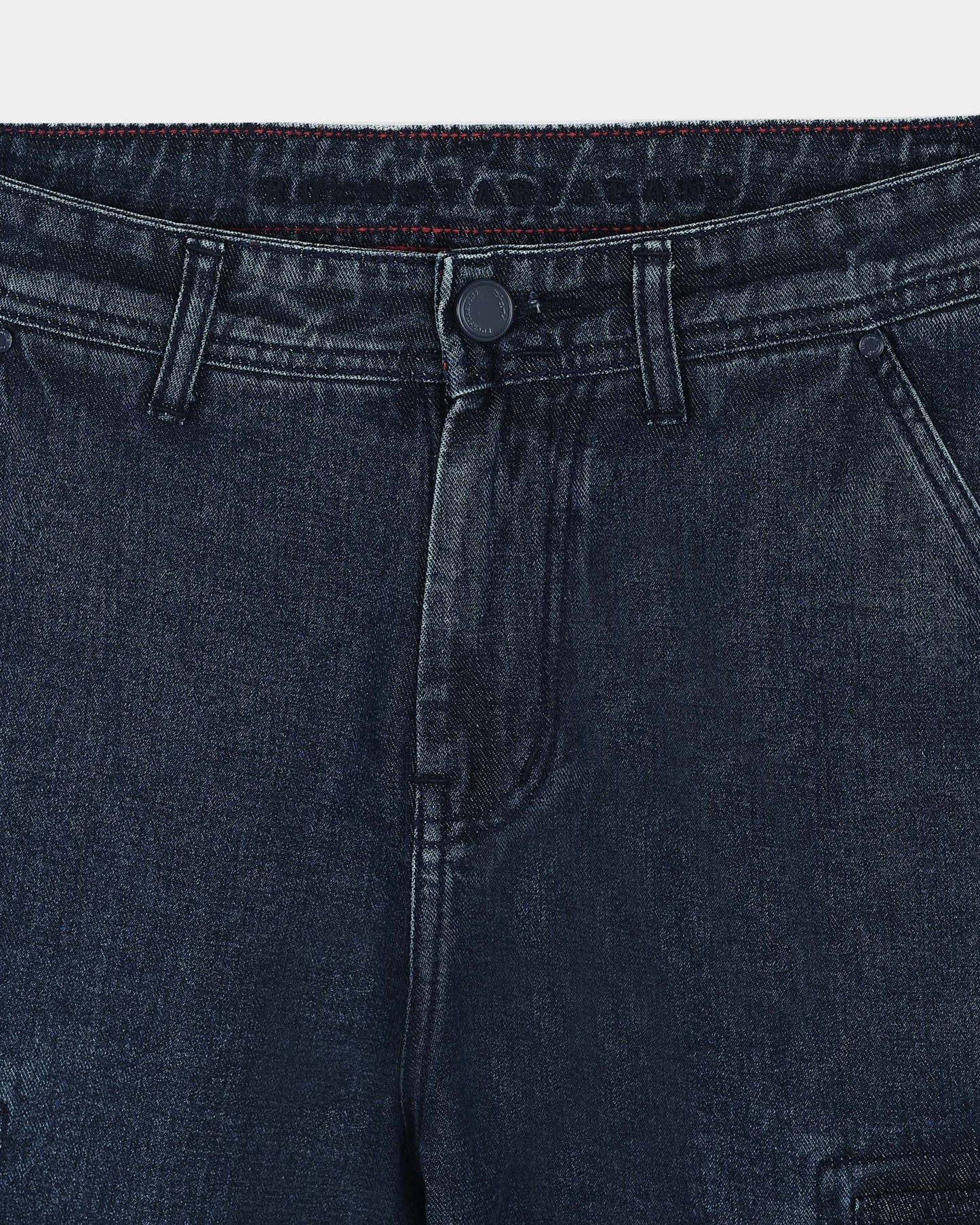 relaxed fit stretch jeans