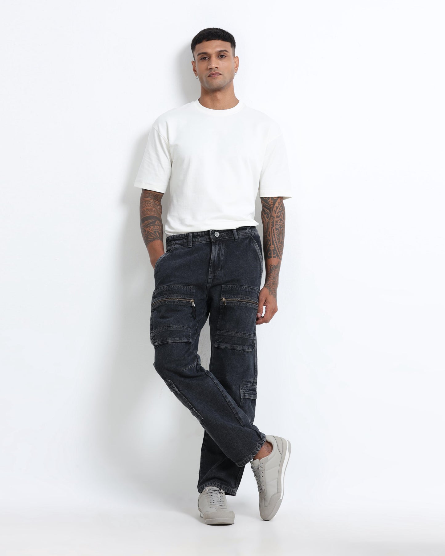 relaxed stretch jeans