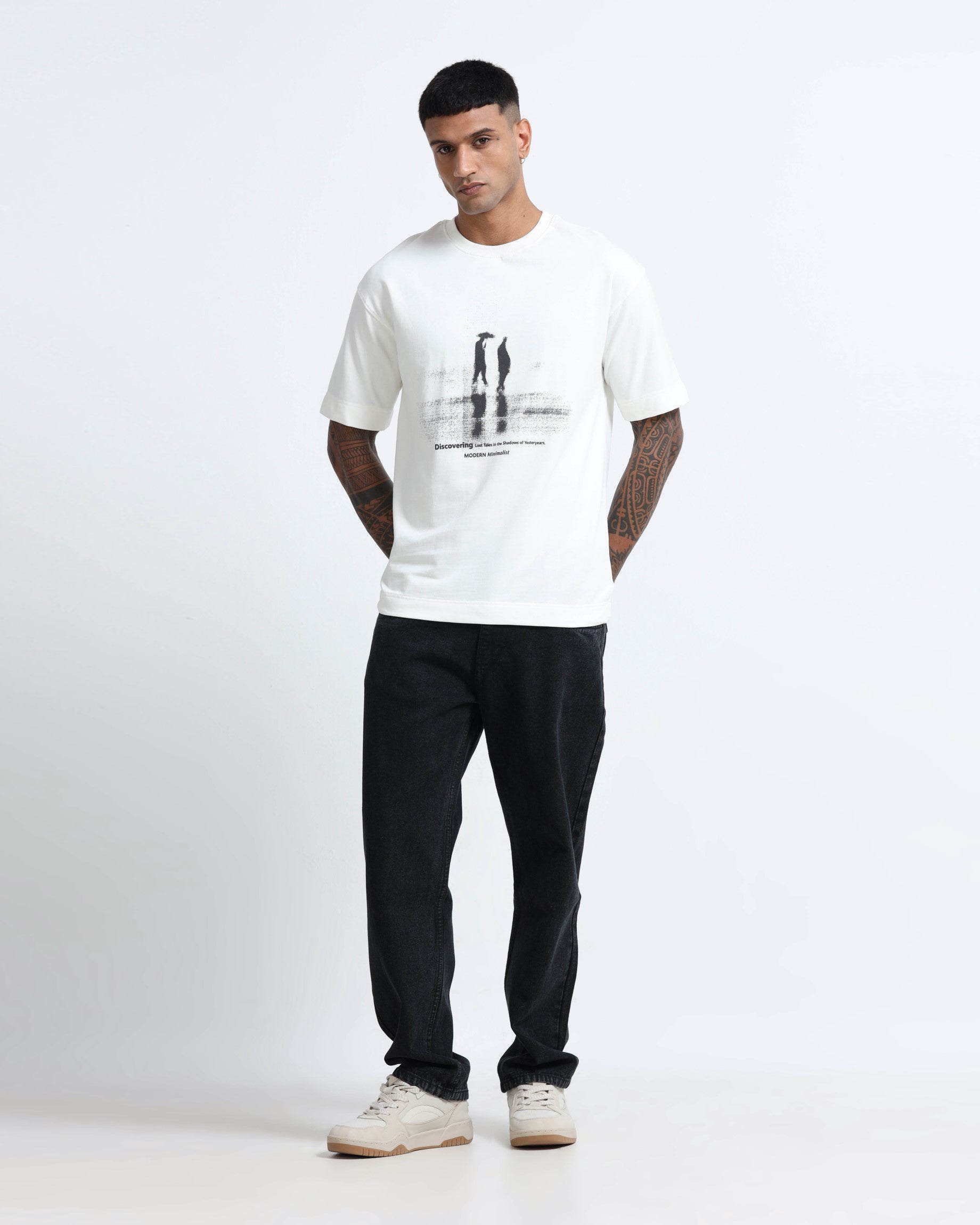round neck oversized T shirt