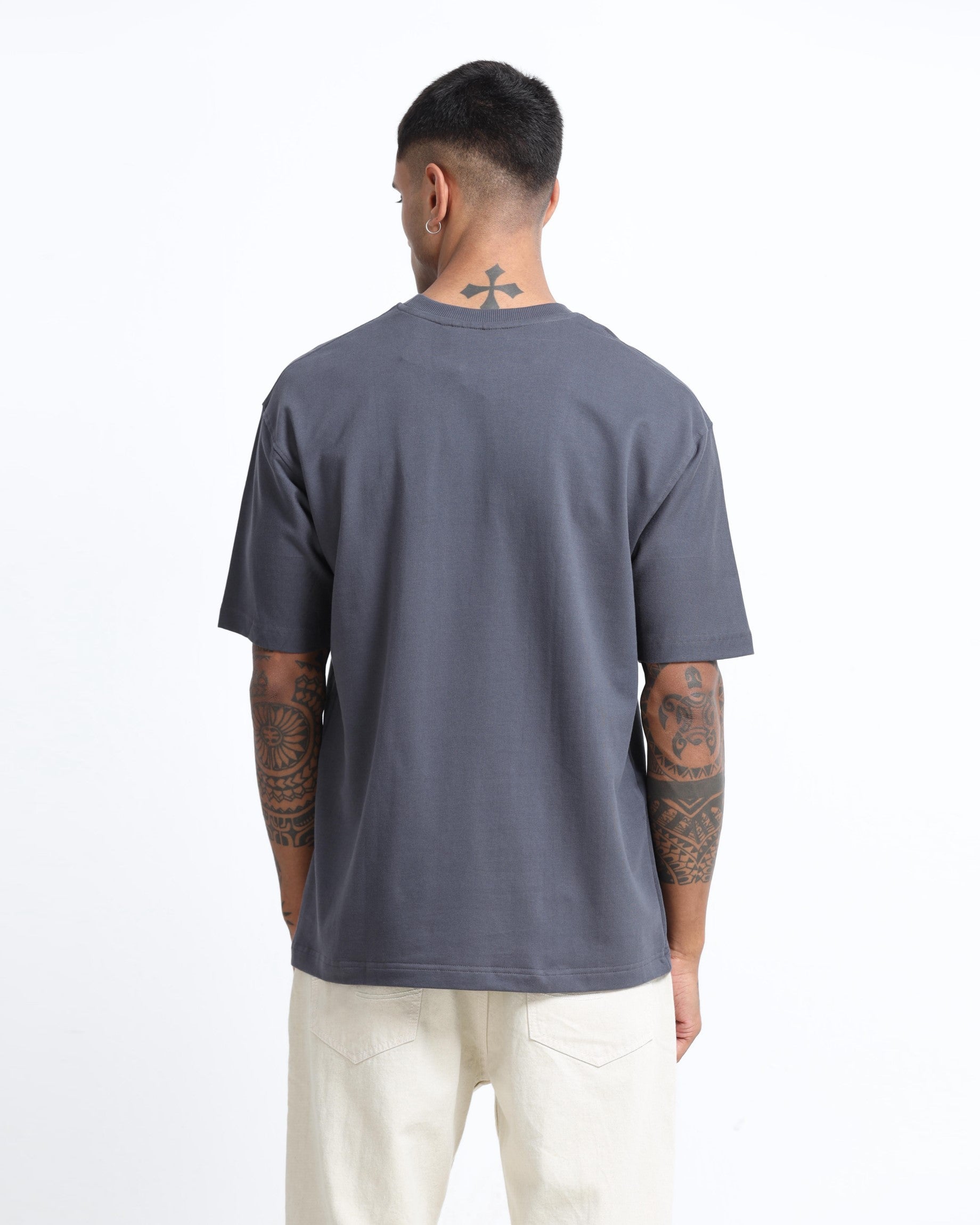 solid color shirt