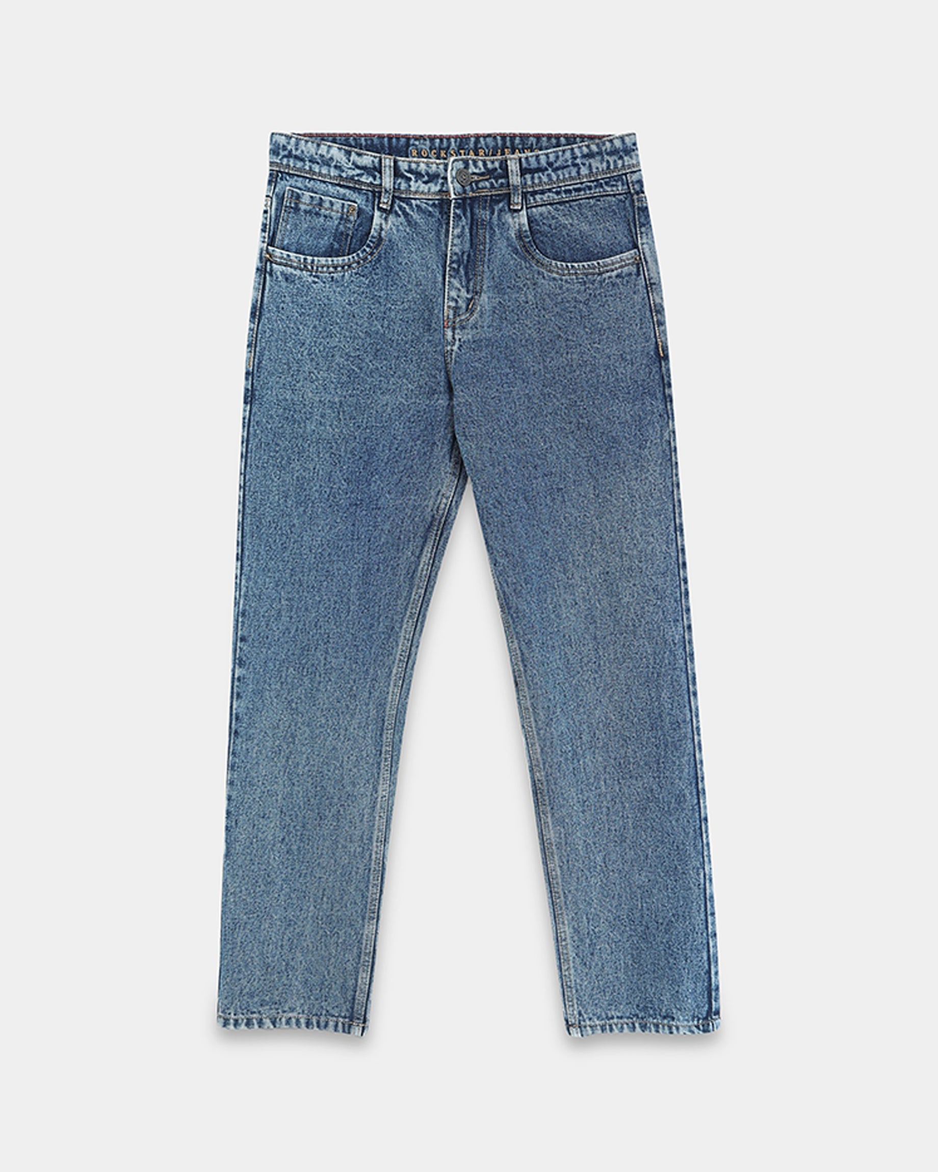 straight blue jeans mens