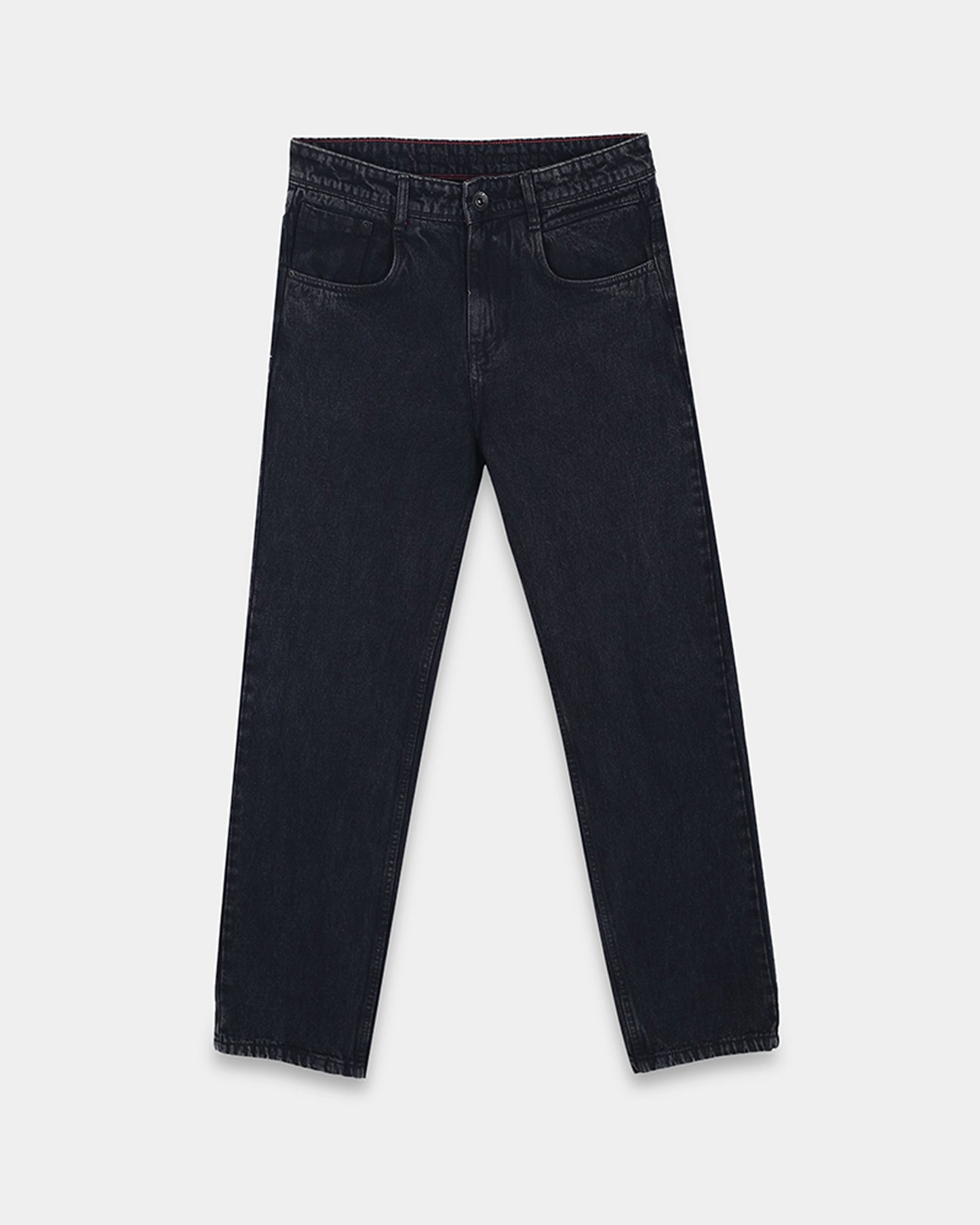 straight fit jeans black
