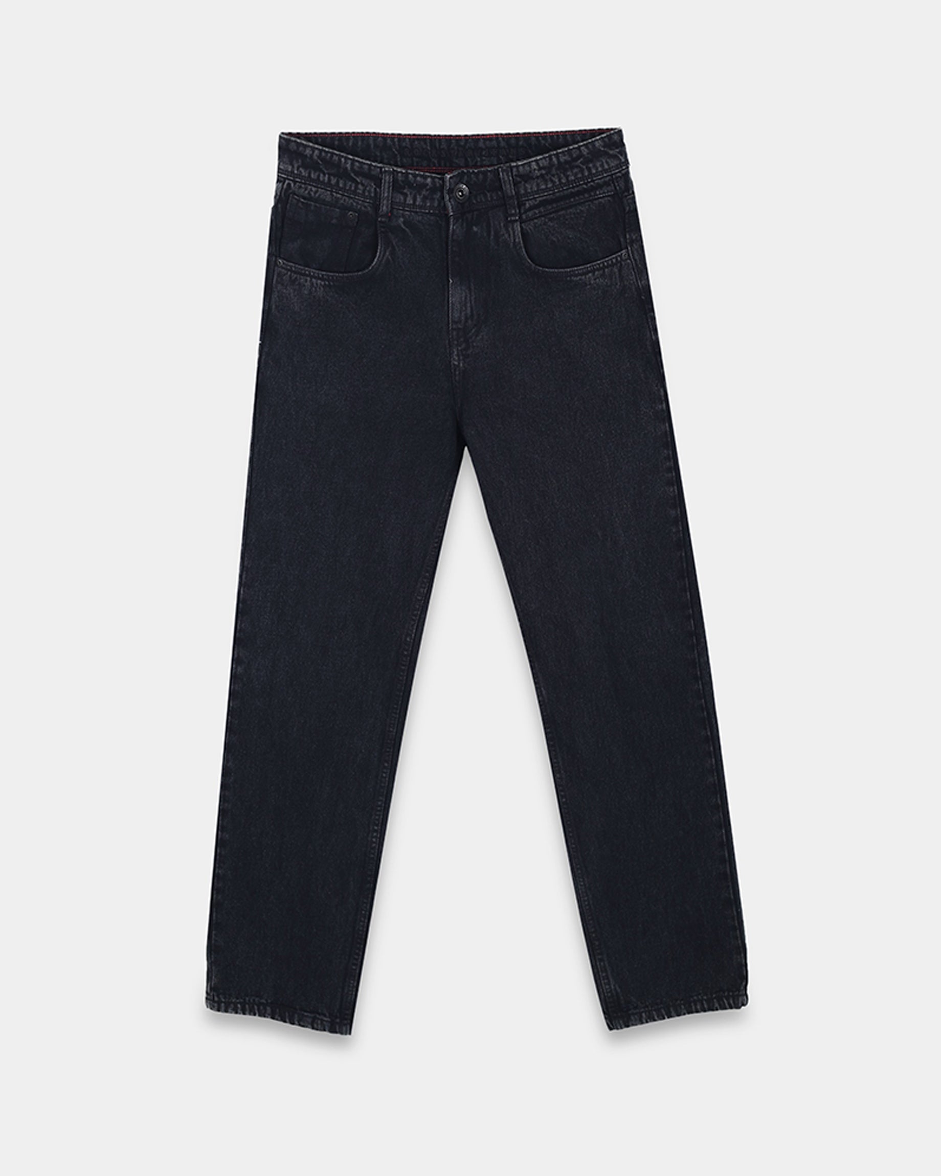 straight fit jeans black
