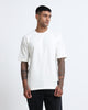 SIGNATURE Relaxed Fit Solid Cotton T-Shirt White