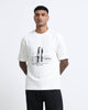DISCOVERING Relaxed Fit Cotton Printed T-Shirt Off White