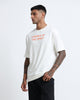 ESSENCE OF SPIRIT Relaxed Fit Cotton Printed T-Shirt Off White