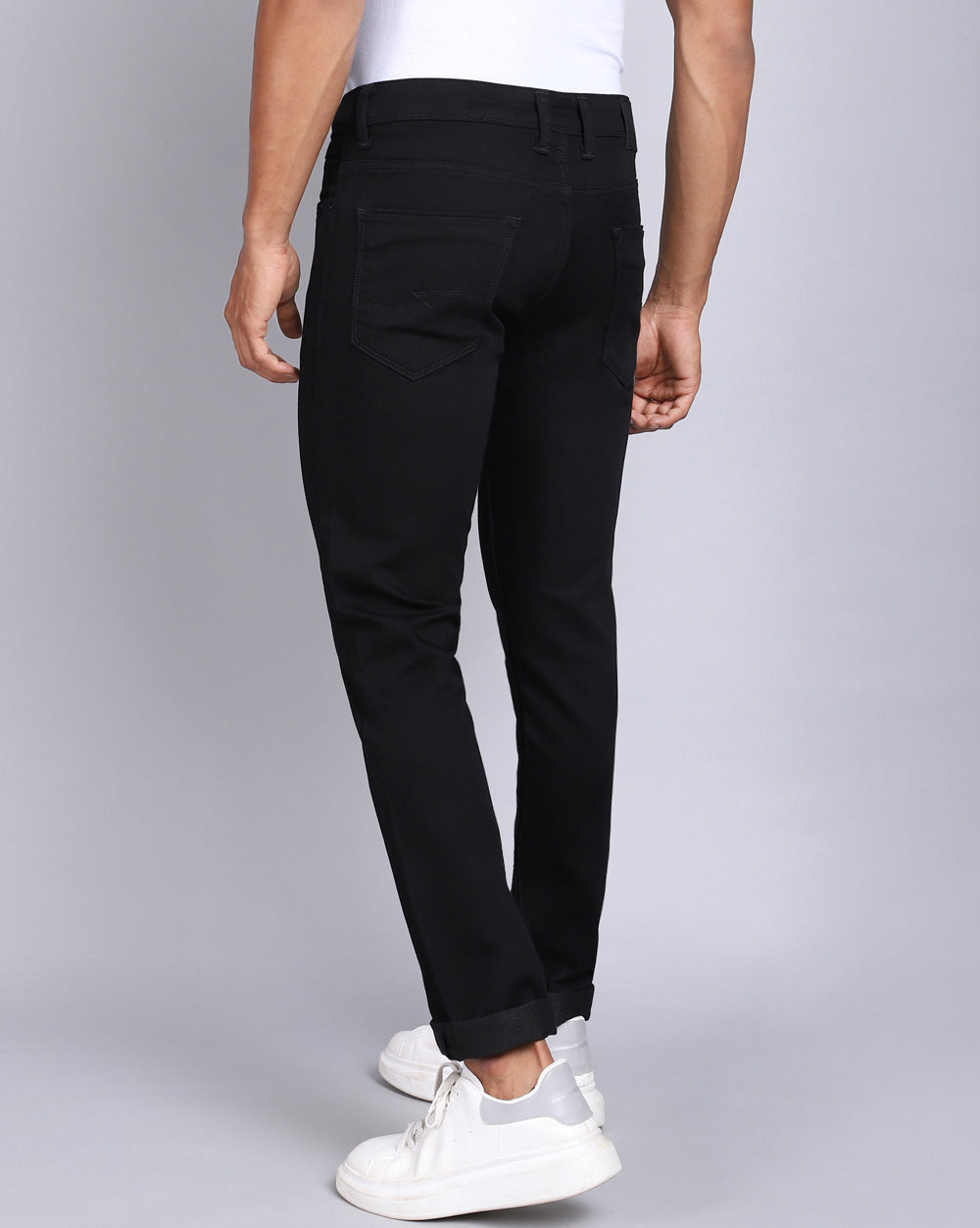 Super Slim Fit Jeans-Basic Black