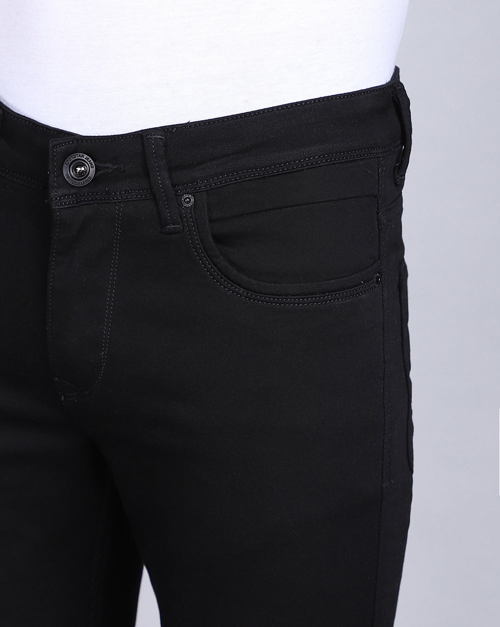 Super Slim Fit Jeans-Basic Black