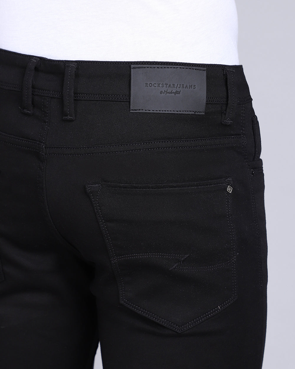 Super Slim Fit Jeans-Basic Black