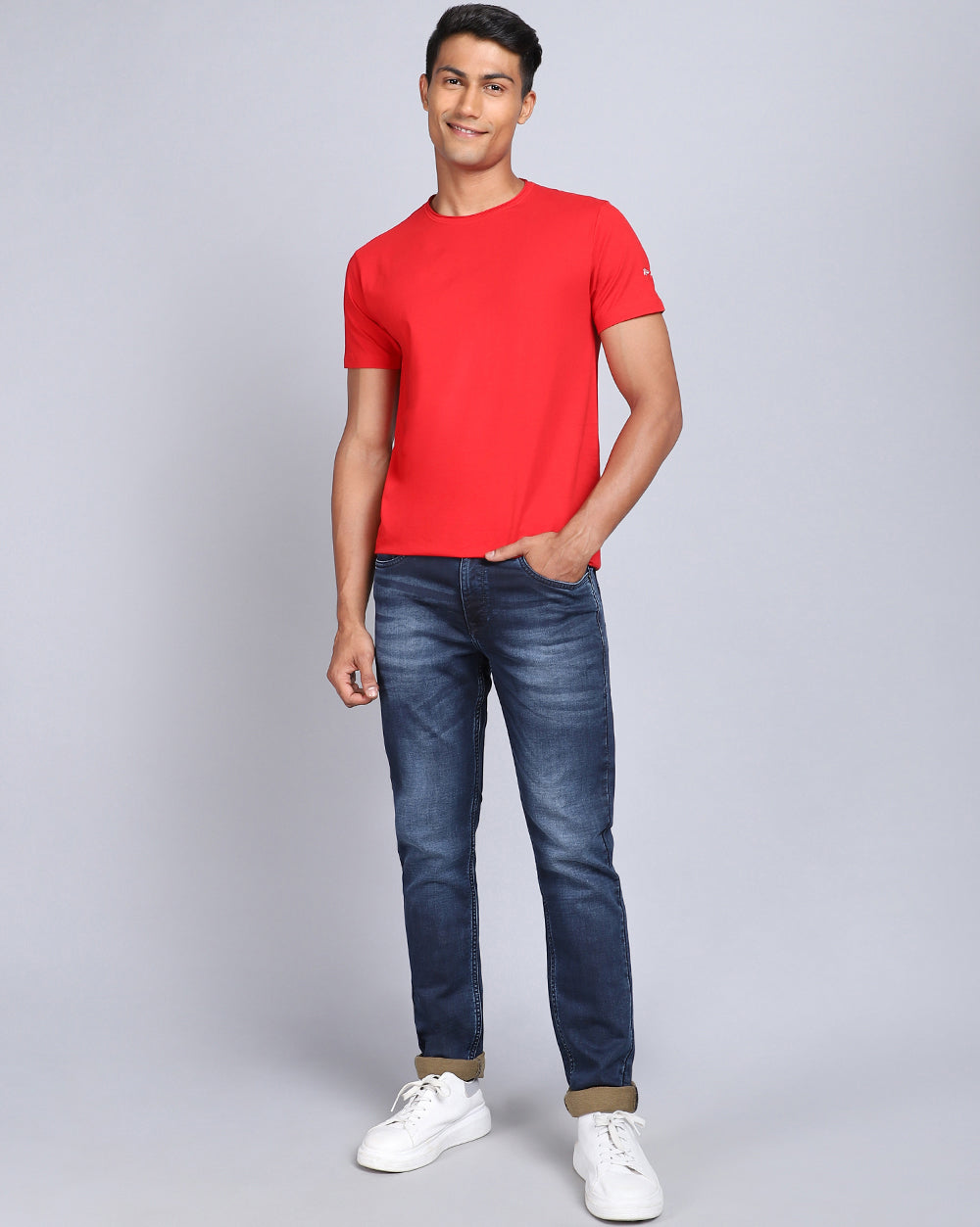 Super Slim Fit Dark Blue Jeans