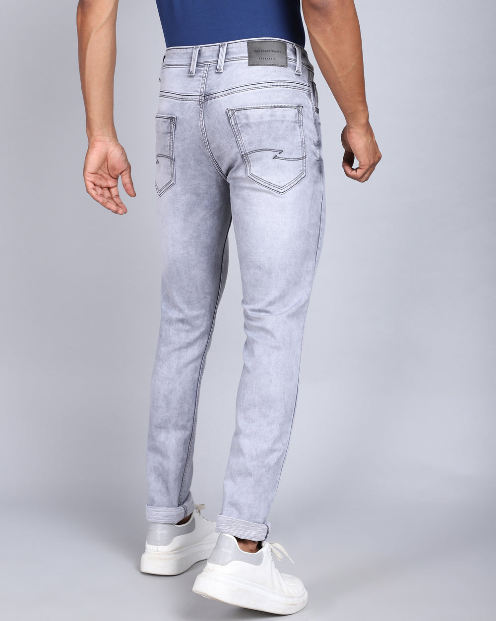 Super Slim Fit Ice Grey Jeans
