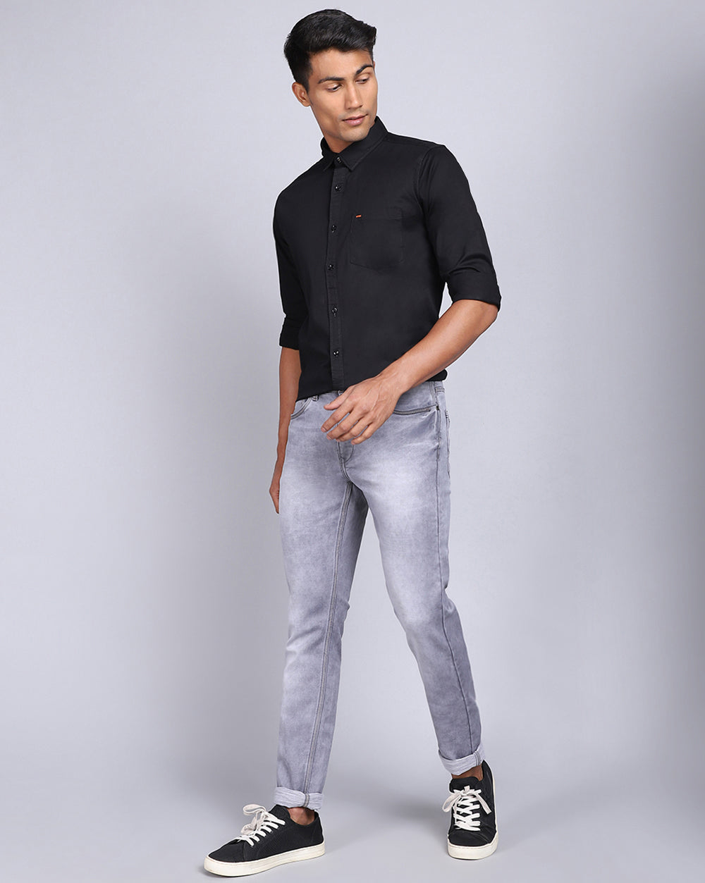 Buy Light Grey Slim Jeans For Men at Great Price