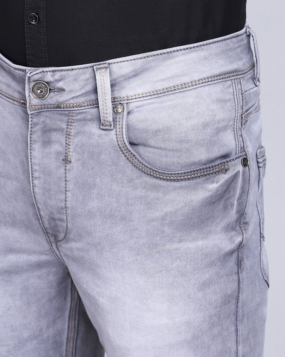 Buy Light Grey Slim Jeans For Men at Great Price – Rockstar Jeans
