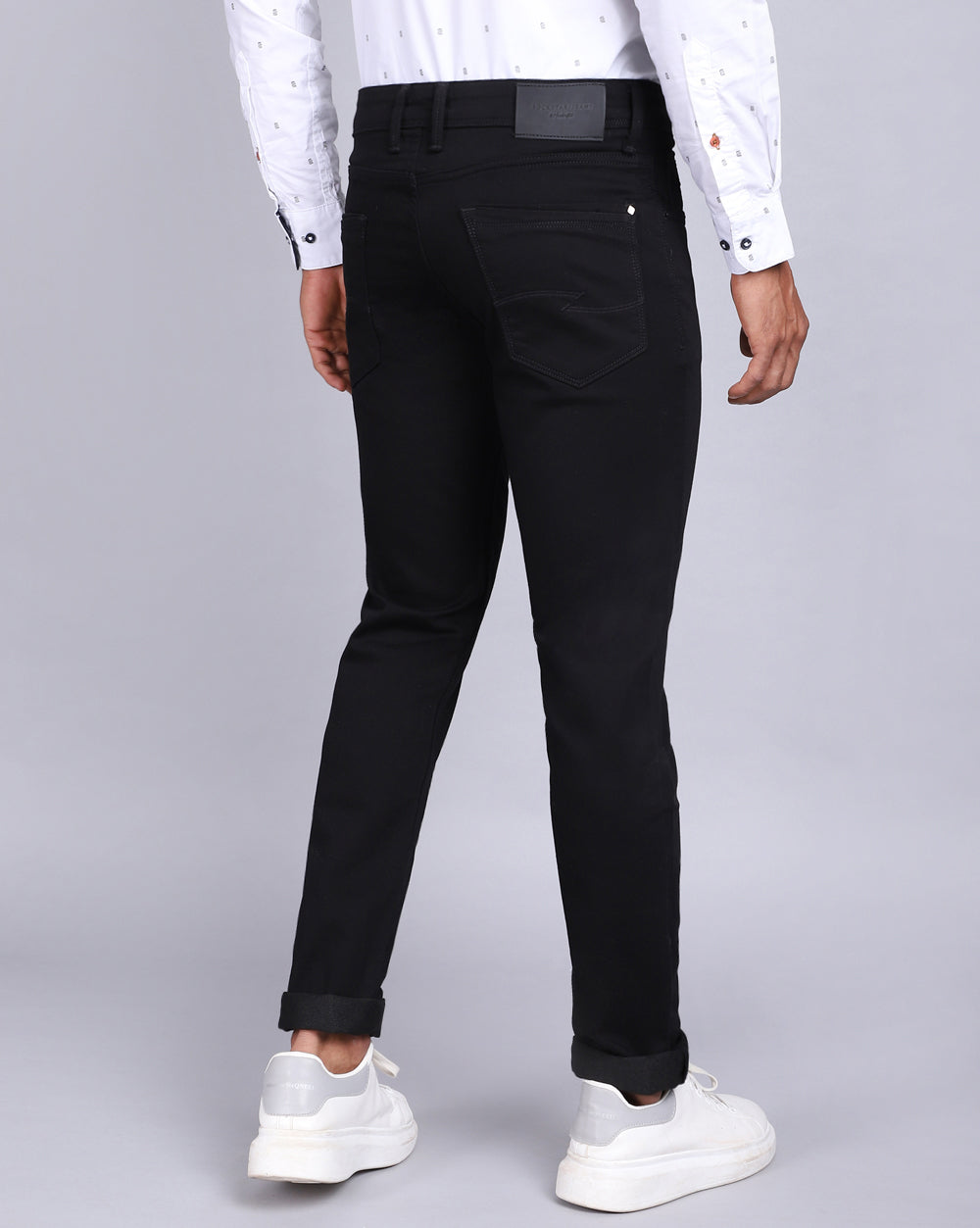 Super Slim Fit Jeans-Jet Black