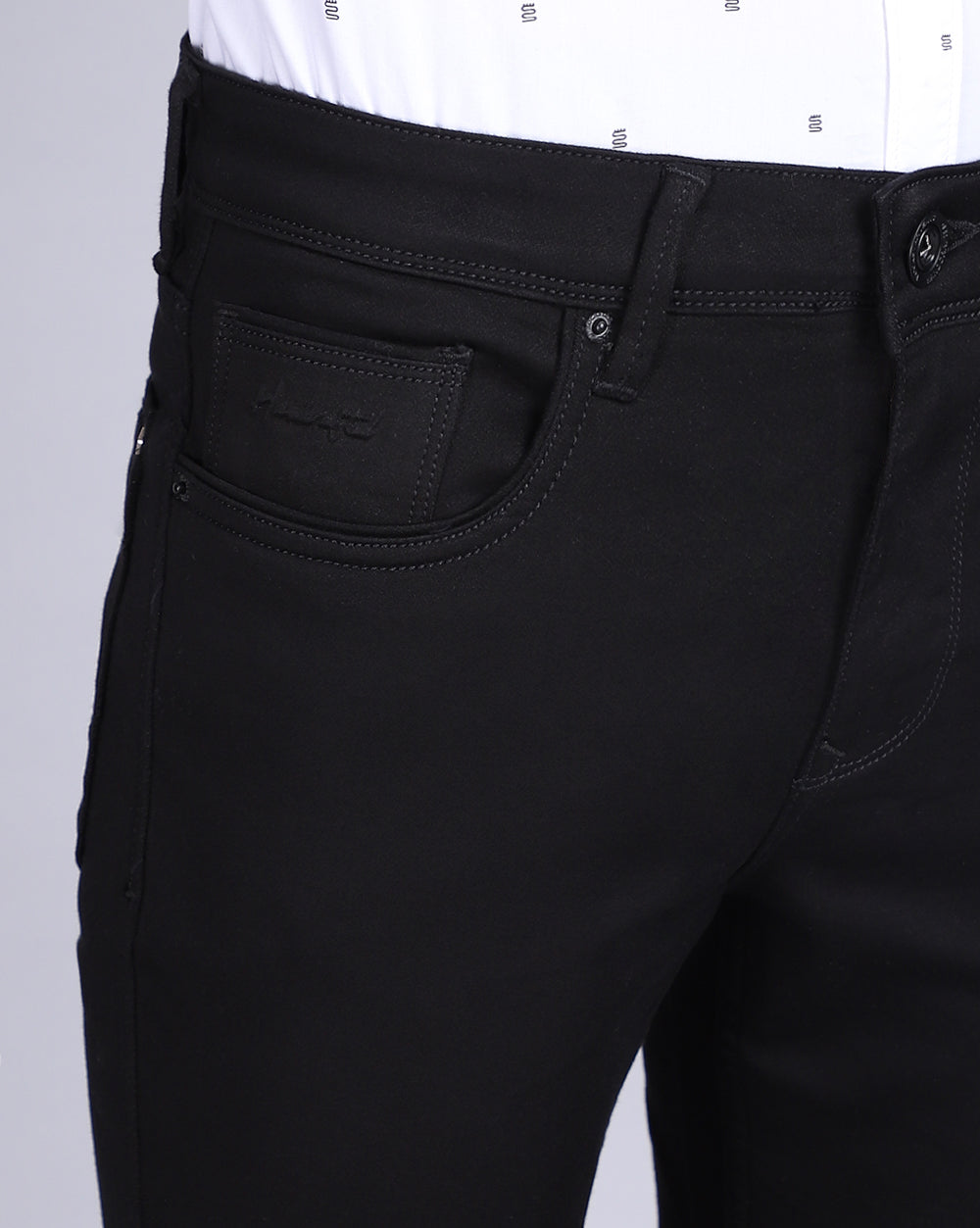 Super Slim Fit Jeans-Jet Black