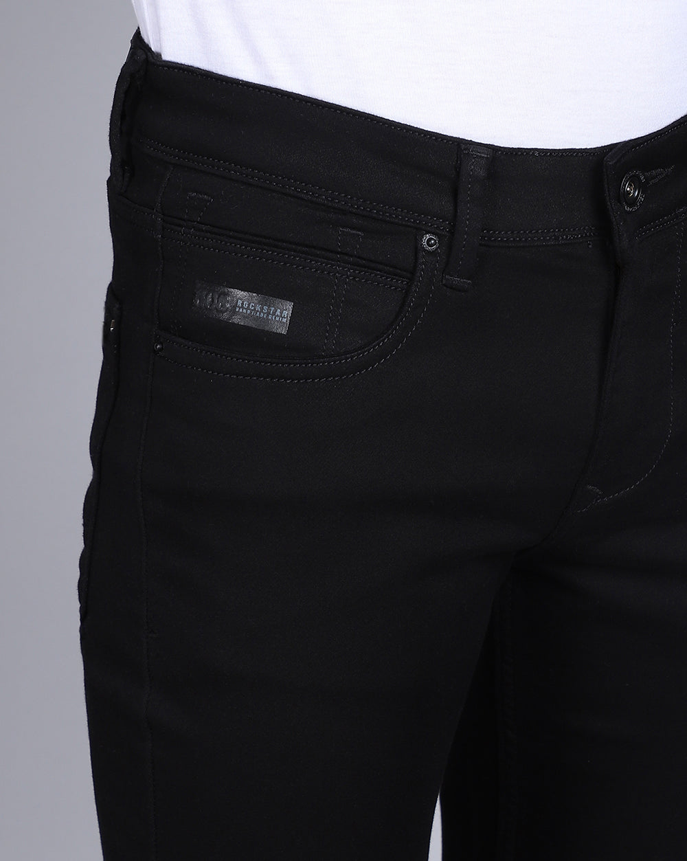 Z Black Slim Fit Jeans for Men 