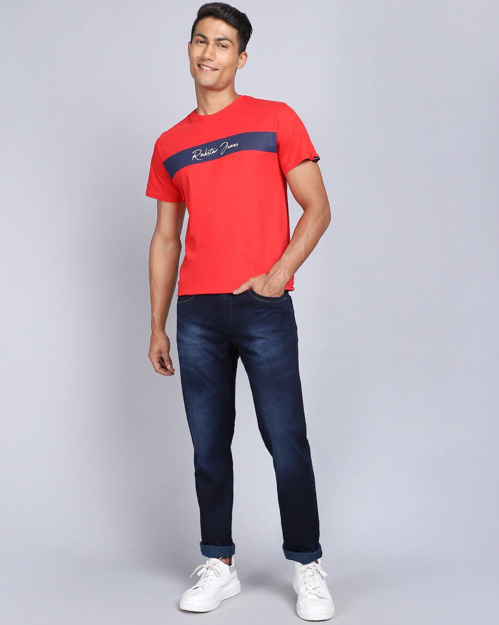 Slim Fit Indigo Jeans