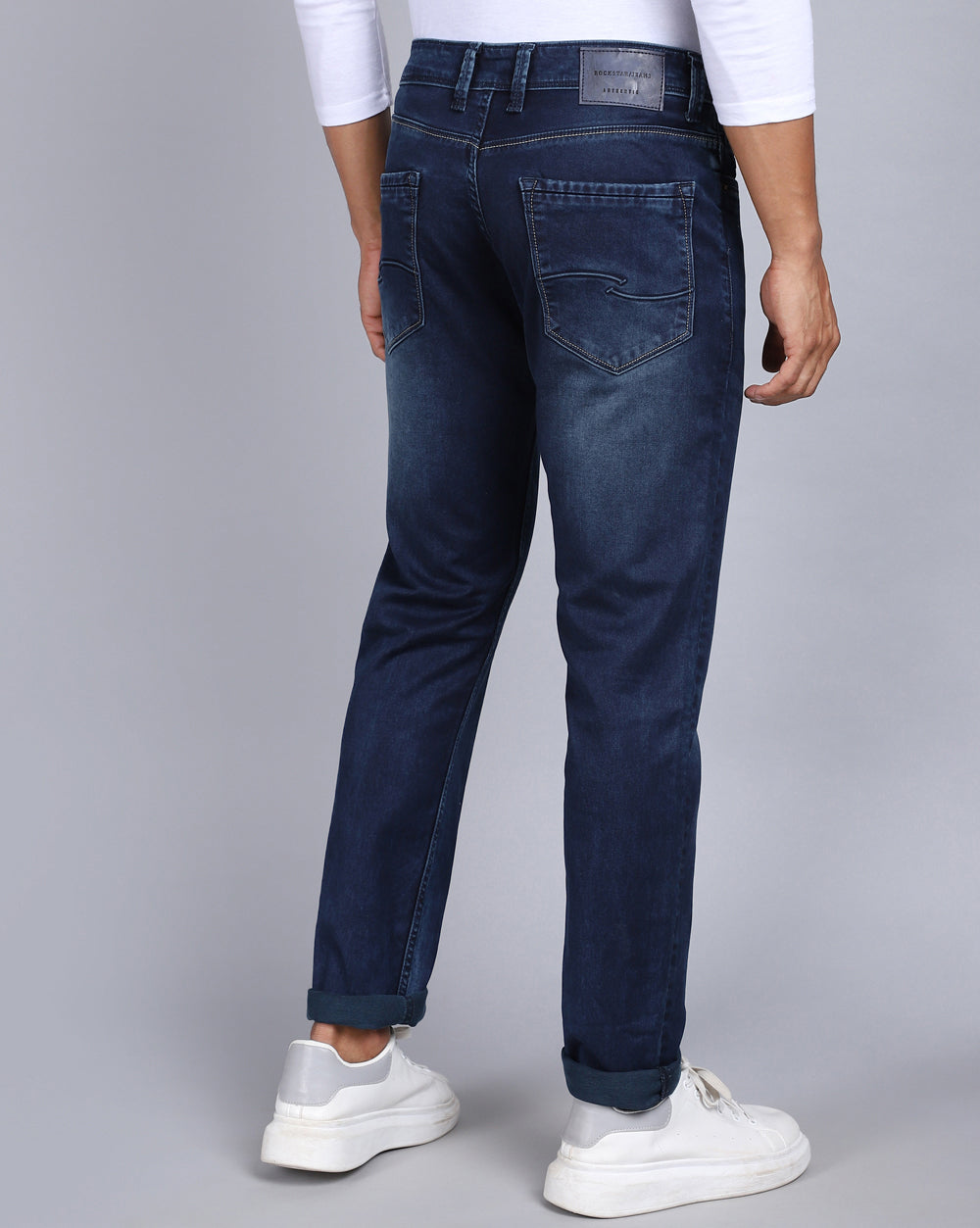 Slim Fit Dark Blue Jeans