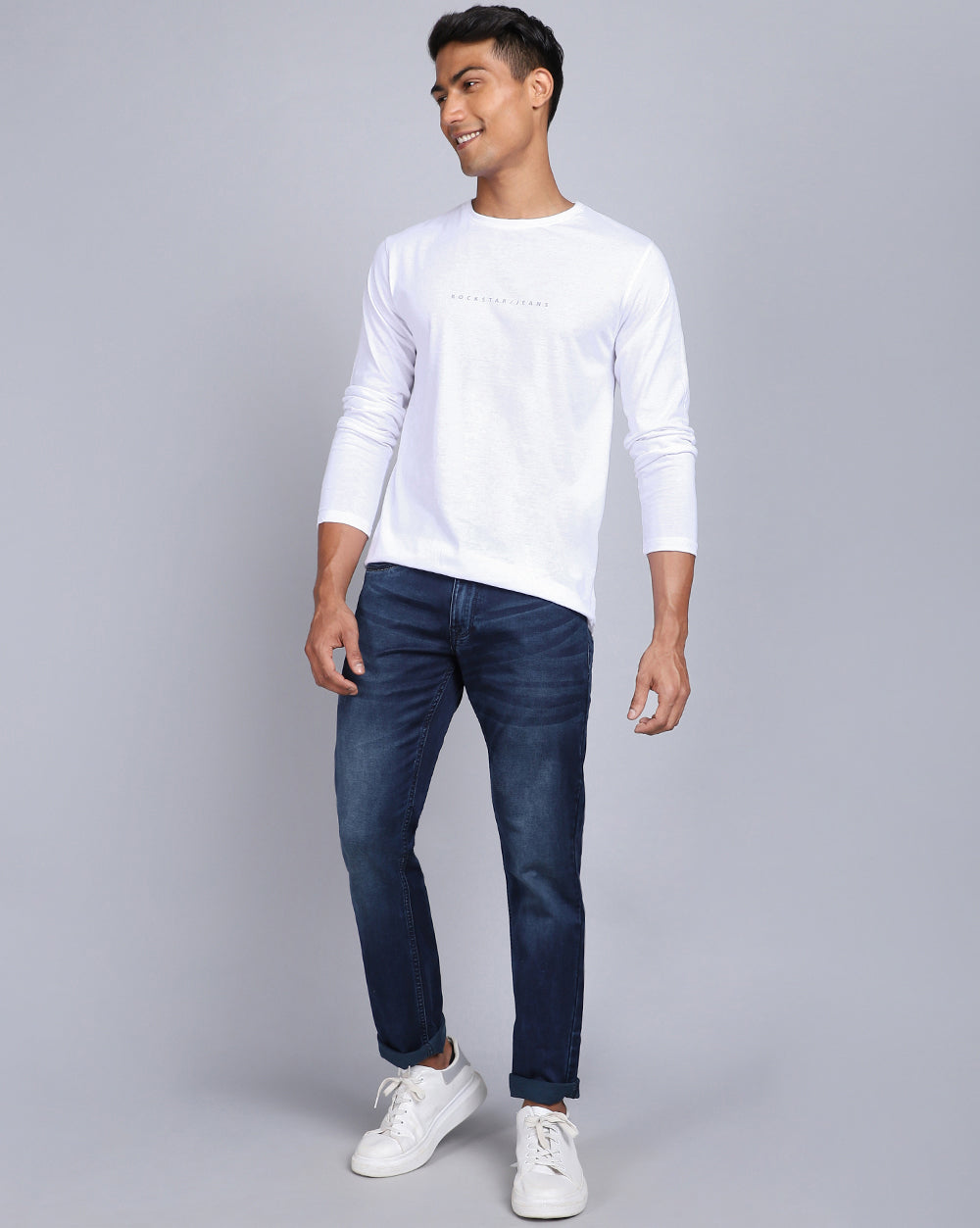 Slim Fit Dark Blue Jeans