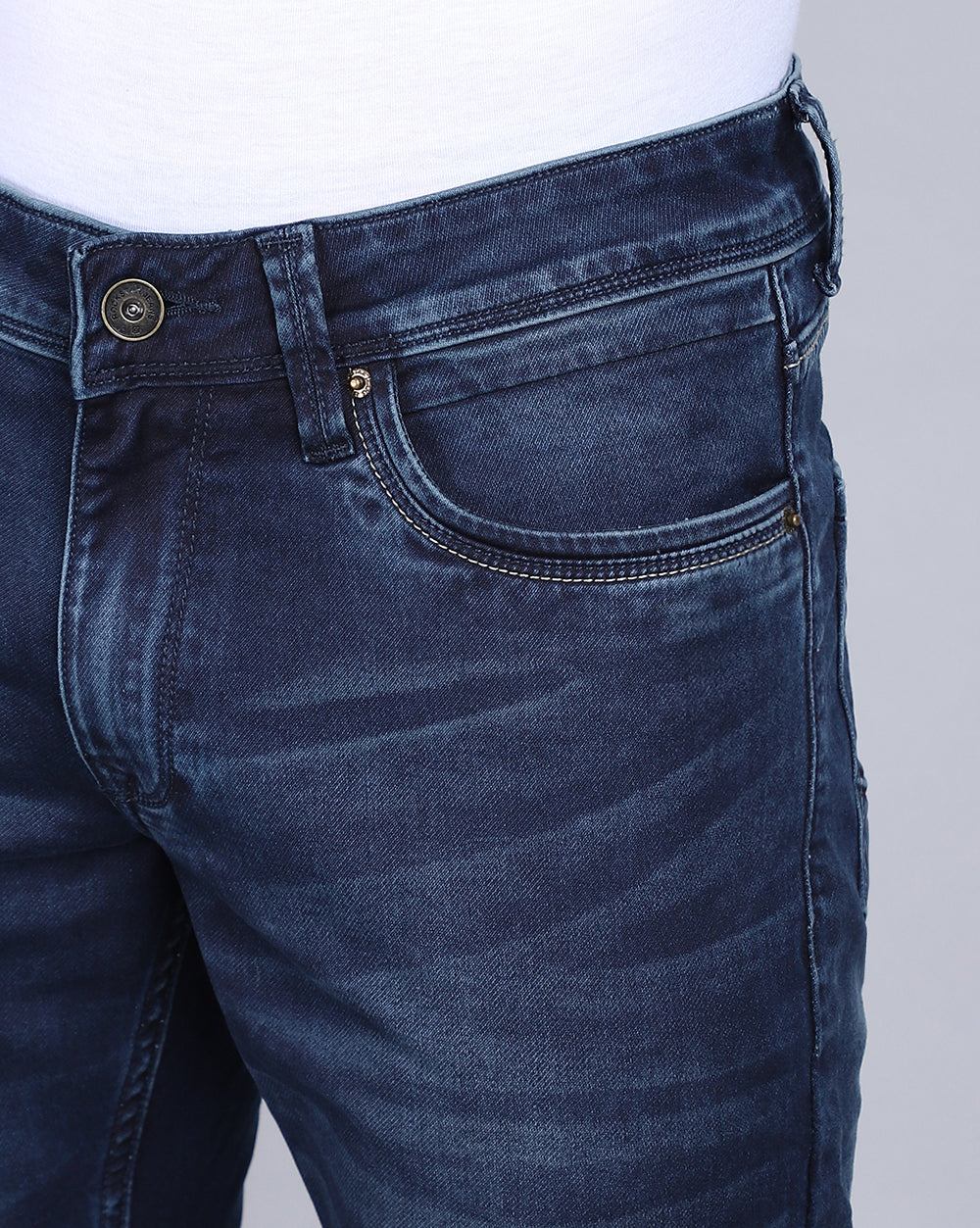 Slim Fit Dark Blue Jeans