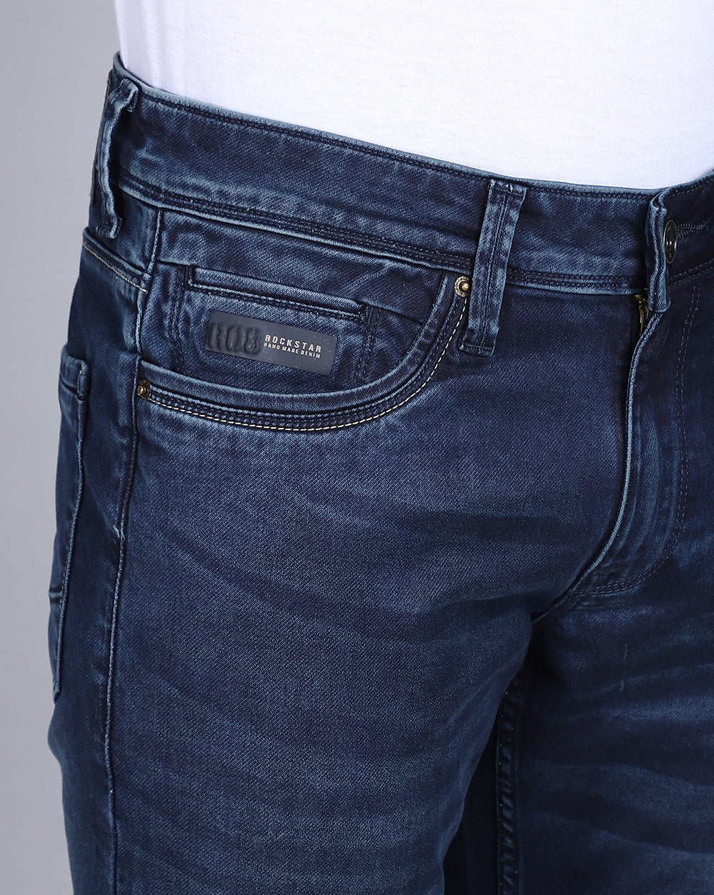 Slim Fit Dark Blue Jeans
