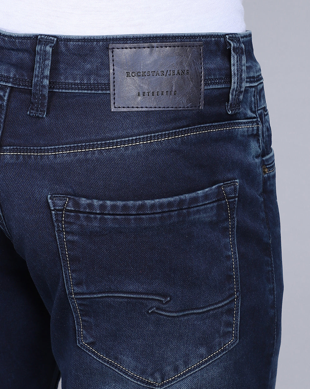 Slim Fit Dark Blue Jeans
