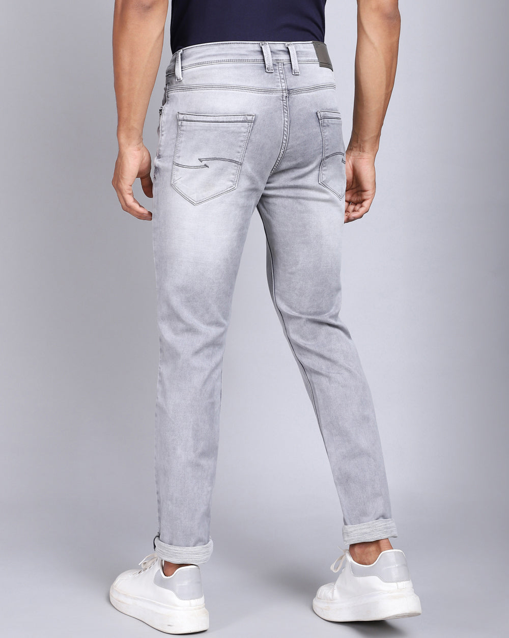 Super Slim Fit Jeans-Ice Grey