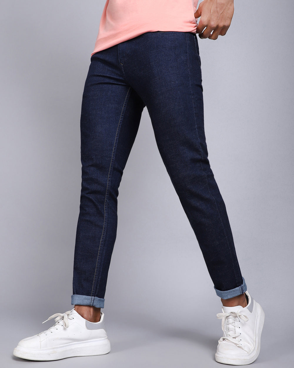 Dark Indigo Slim Fit Jeans For Men