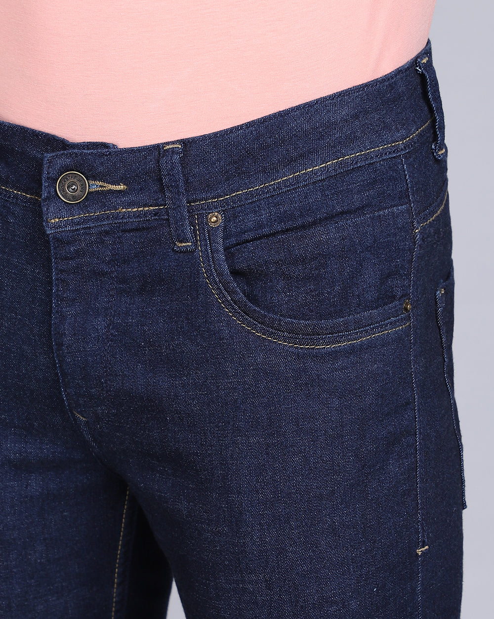 Dark Indigo Slim Fit Jeans For Men