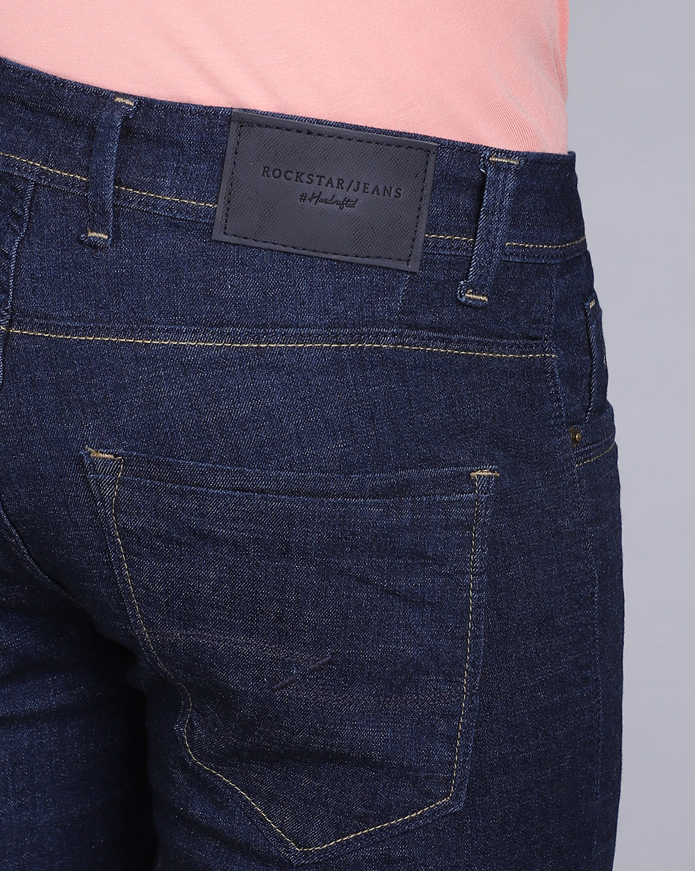 Dark Indigo Slim Fit Jeans For Men