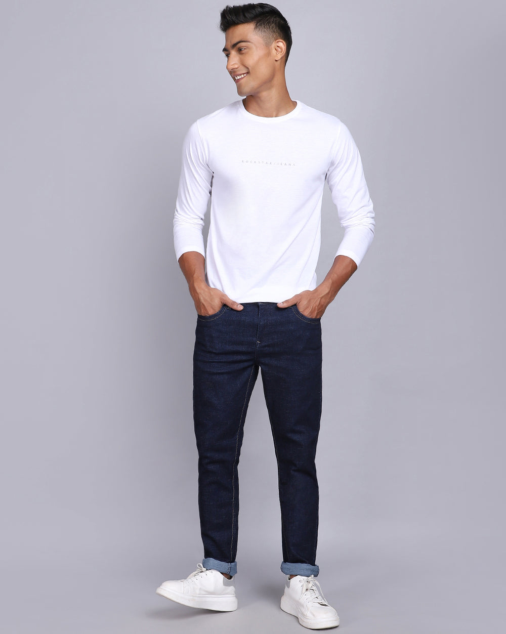 Slim Fit Dark Indigo Jeans
