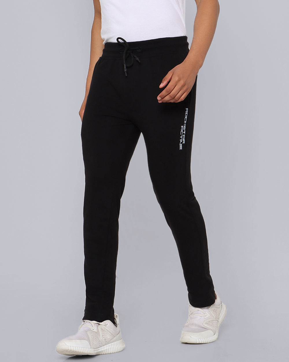 Black Active Track Pant For Men