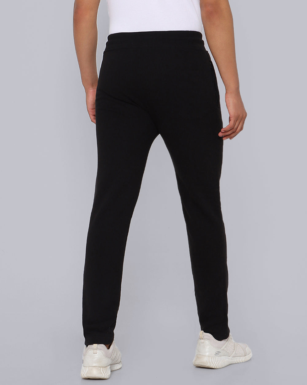 Black Active Track Pant For Men