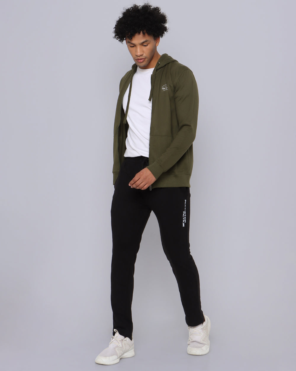 Black Active Track Pant For Men
