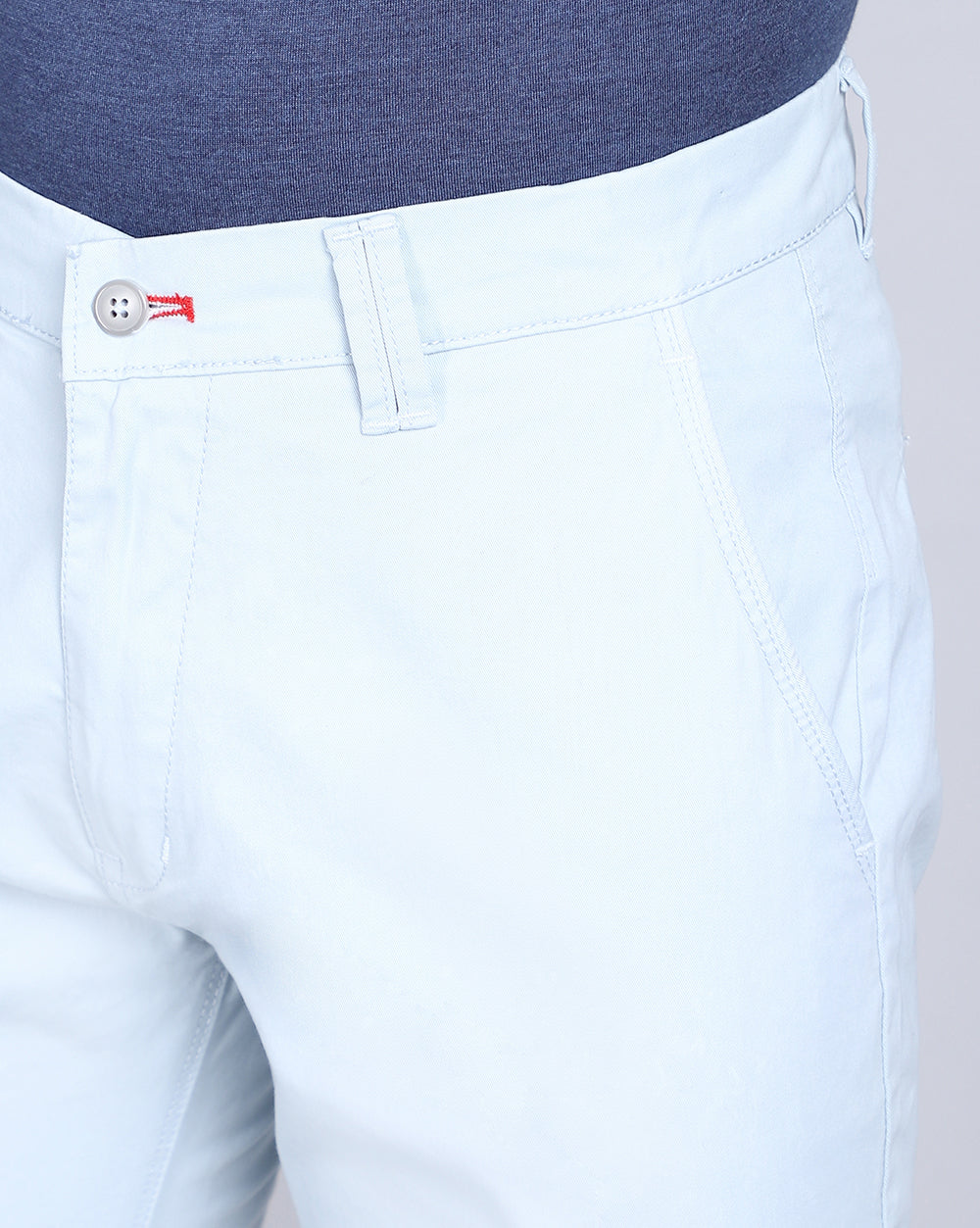 Slim Fit Trouser-Ice Blue