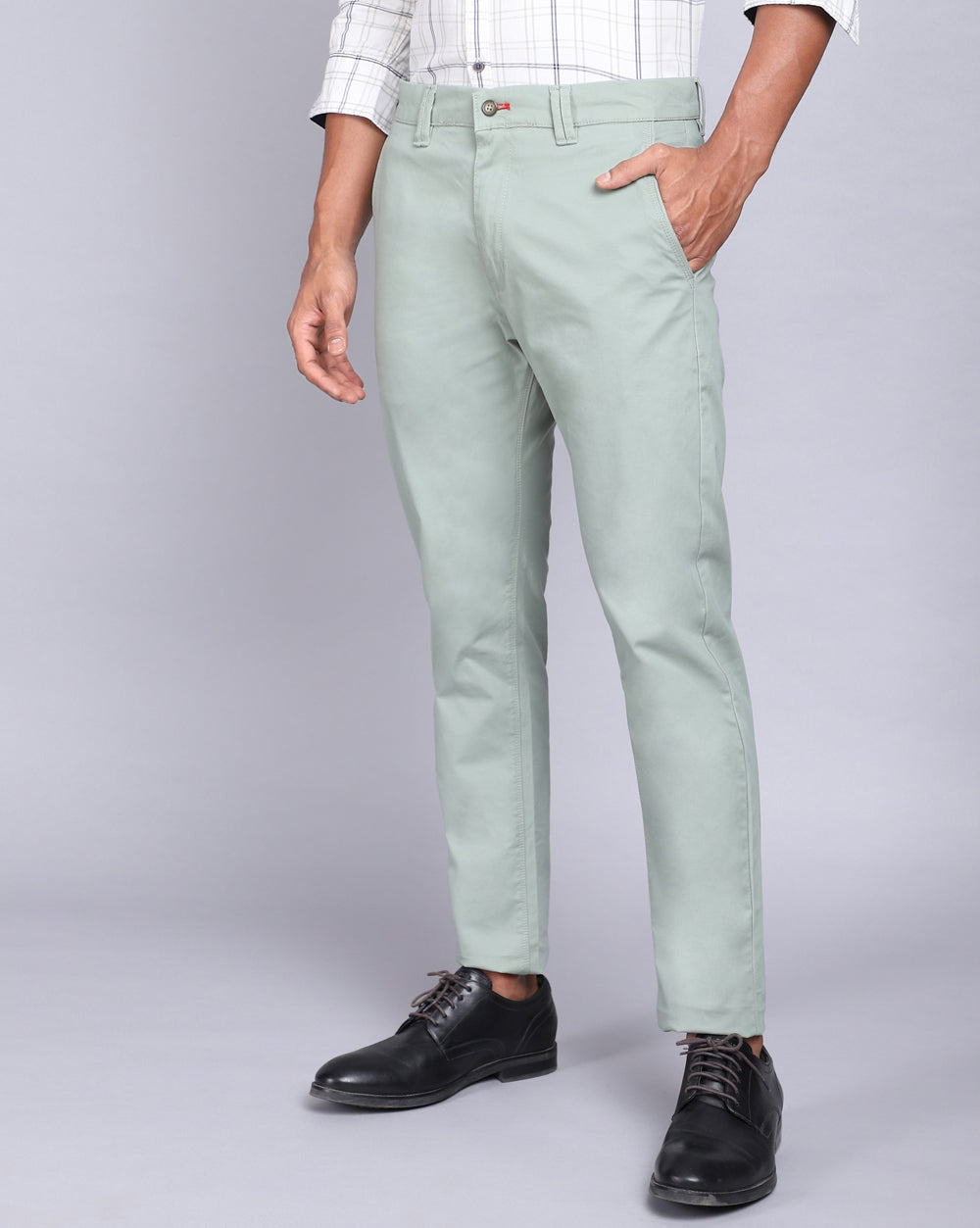 Slim Fit Trouser-Pista