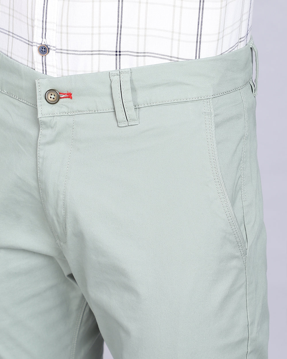 Slim Fit Trouser-Pista