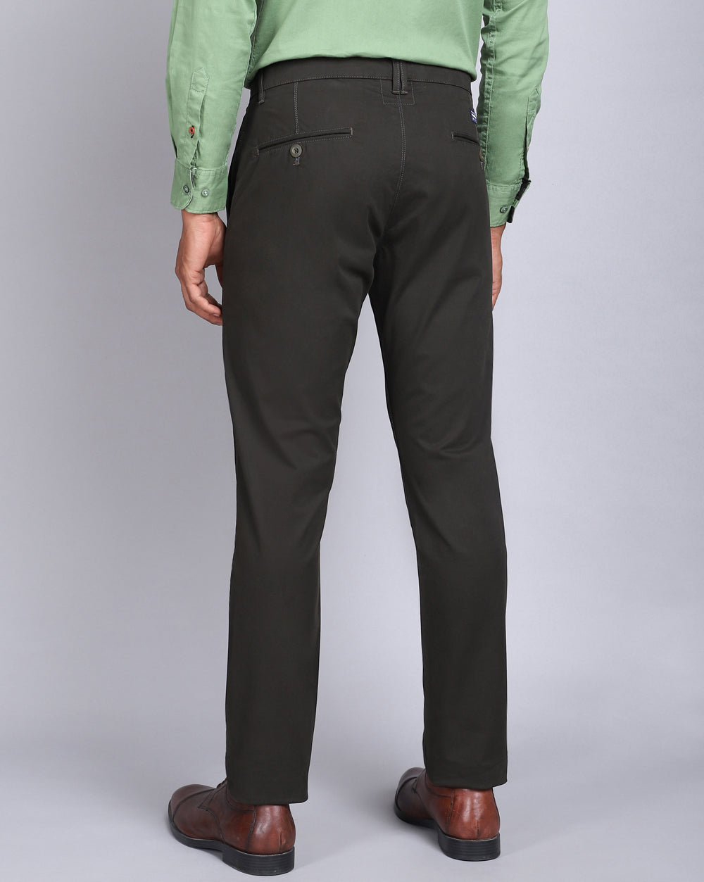 Slim Fit Trouser-Olive
